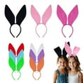 thumbnail image 3 of BEGHUAS Rabbits Cosplay Makeup Headband Sweet Long Ear Easters Headwear Hairbands Dress up Hairbands Birthday Party, 3 of 4