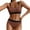 Brown, variant on High Waist Bikini Swimsuit Junior Bathing Suits Womens 2 Piece Sets Brown, Sizes S-XL