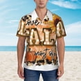 thumbnail image 4 of Lsque I Love Fall Most Of All pattern Hawaiian Shirt for Men, Unisex Summer Beach Casual Short Sleeve Button Down Shirts-X-Large, 4 of 9