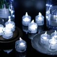 thumbnail image 1 of 24 velas LED sin llama para velas de té, velas LED sin perfume con pilas, velas falsas, candelitas (blanco frío), 1 of 5