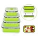 thumbnail image 4 of Silicone Foldable Food Storage Containers, 4 Pieces, Foldable, 4 of 4