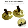 thumbnail image 5 of Raindrops Mini Golden Finger Cymbals for Kids and Dancers, Iron Build with Smooth Finish, 2 Pairs Set for Music and Dance, 5 of 8