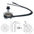 thumbnail image 3 of Motor Sin Escobillas 2300KV 2-4S Motor sin escobillas Reemplazo CW / CCW Motor de alta potencia para RC FPV Drone, 3 of 6