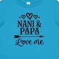 thumbnail image 4 of Inktastic Nani and Papa Love Me Boys or Girls Baby T-Shirt, 4 of 5