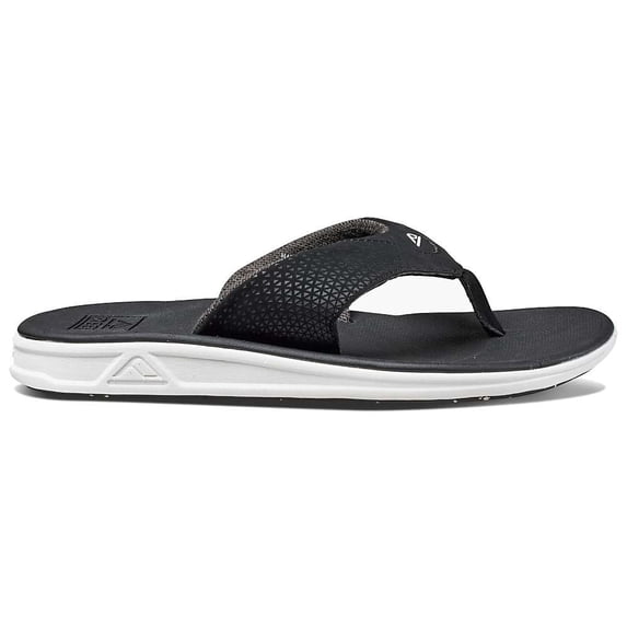 Reef Mens Rover Sandal/Flip Flops/Slipper Footwear, Black/White, Size 11