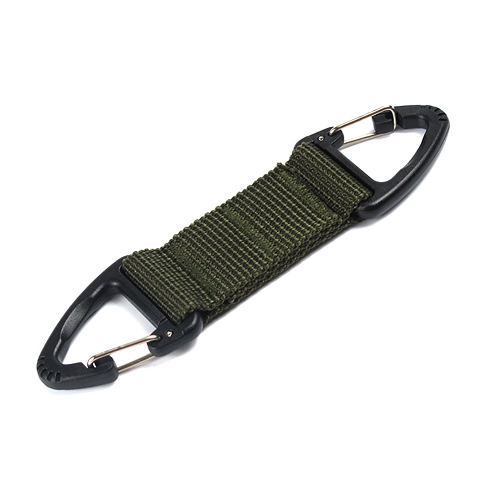 Outdoor Tactical Webbing Backpack Quickdraw Triangle Climbing Hanging Buckle 