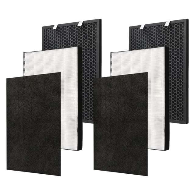 UOUOLONUN Air220 Air320 Replacement, 2678 Post Filter and 2677 Activated Carbon Pre Filter for Bissell Air220 Air320