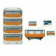 thumbnail image 3 of Compatible con Gillette Fusion5 Power Razor Blades Men, paquete de 12 recambios de cuchillas de afeitar con crema de espuma dontodent Kuyhfg Sin marca, 3 of 3