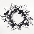 thumbnail image 2 of Halloween Dead Branch Bat Garland Black Bat Dead Branch Window Door Decoration Hanging Party Props For Halloween Thanksgiving Christmas(Black), 2 of 7