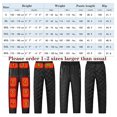 thumbnail image 3 of uikmnh Pants for Men 10 Heated Pants for Men Women Pants Thermal Outdoor Sweatpants with Zipper Pocket Size:6XL, 3 of 9