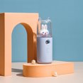 thumbnail image 1 of Mist Facial Sprayer USB Humidifier Rechargeable Nebulizer Face Steamer Moisturizing Beauty Instruments Face Skin Care Tools, Cute Rabbit Blue, 1 of 4