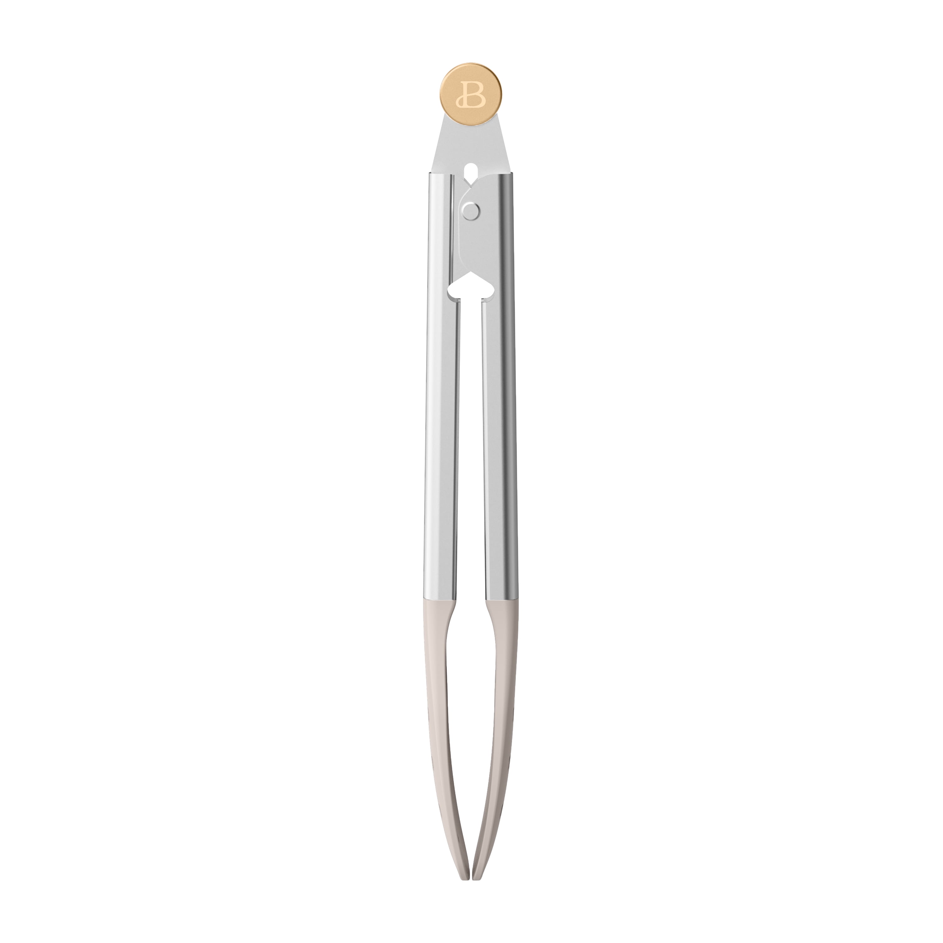 Beautiful Tongs, Set of 2, Porcini Taupe by Drew Barrymore