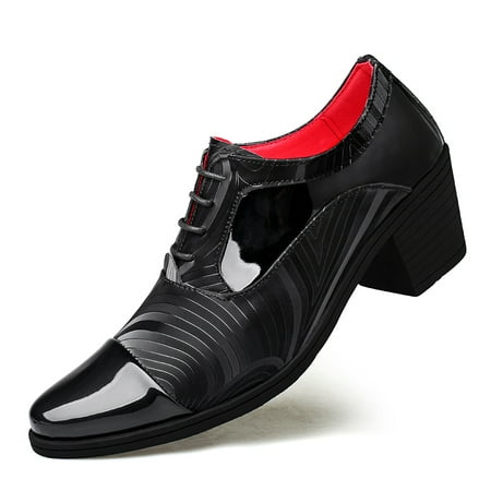 

Derby shoes increase 6cm lace up shoes wedding shoes meeting shoes office shoes formal shoes dress shoes groom leather shoes water proof Cow Hide