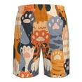 thumbnail image 6 of Naloa Cute Cat Paw Men's Beach Shorts, Surfing shorts, Swim trunks, Quick Dry Swim Trunks for Surfing Beach Fun - X-Large, 6 of 9