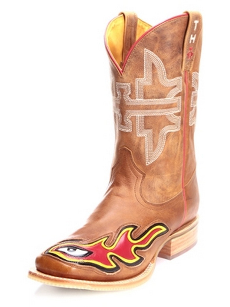 Tin Haul Western Boots Mens Stink Eye Brown 1402000070041 BR