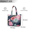 thumbnail image 5 of Flower Women's Large Weekend Travel Bag Moving Canvas Handbag Thick Double Layer Beach Weekend Travel Unisex Hospital Maternity Delivery with Toiletry Waterproof, 5 of 5