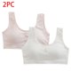 thumbnail image 2 of Odeerbi 2 Pack Niñas Bras de Entrenamiento 10-16 Años, Bras Deportivos Sin Alambre de Algodón Con Almohadillas Ropa Interior de Desarrollo de La Pubertad Respirable, 2 of 5