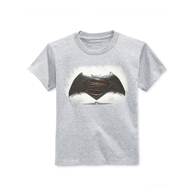 Warner Brothers Boys Batman V Superman Camiseta gráfica, Gris, 5 Warner Brothers Camiseta gráfica