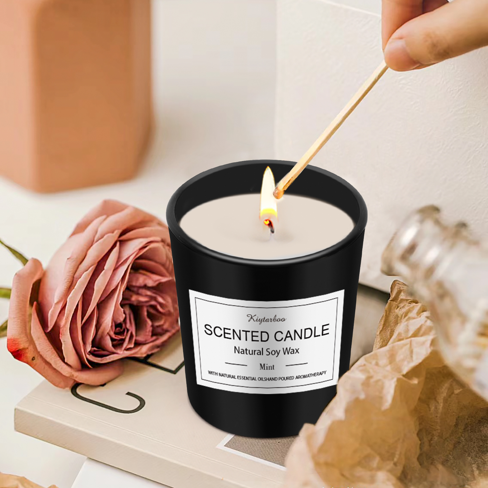 Giphtpoeet Scented Candles 12 Gift Sets for Women Natural Soy Wax Christmas Birthday Gift Candles Burning Time for 240h