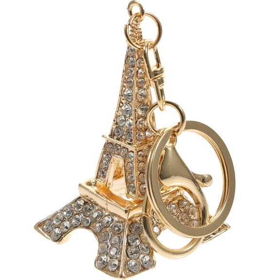 Tower Eiffel Keychain Keyring Pendant Crystal Souvenirs French Keychains Fashionable Paris Charms Hanging Ring Key Car