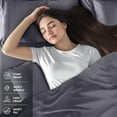 thumbnail image 4 of King Bed Sheet Set Piece Bedding Soft Brushed Microfiber Fabric Shrinkage & Fade Easy Care (), 4 of 7