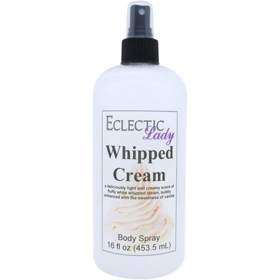 Whipped Cream Body Spray, Eclectic Lady, Hydrating Mist, Unisex, 16 oz