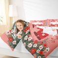 thumbnail image 4 of Homewish Happy Valentine'S Day Full Size Comforter Sets,Kawaii Cartoon Gnome Bedding Comforter Set,Cute Colorful Flower Bedding Sets For Gtirls Teens,Super Cozy Room Decor Reversible,3 Pieces, 4 of 8