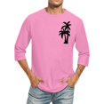 thumbnail image 4 of Birdeem Chemises pour Hommes Imprimé Col Rond Mode Décontractée Manches Courtes Blouses, 4 of 9