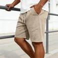thumbnail image 6 of cfhntfmh Men's Baggy Shorts Casual Drawstring Knee Length Wide Leg Sweat Shorts Loose-Fit High Waisted Workout Shorts, 6 of 6
