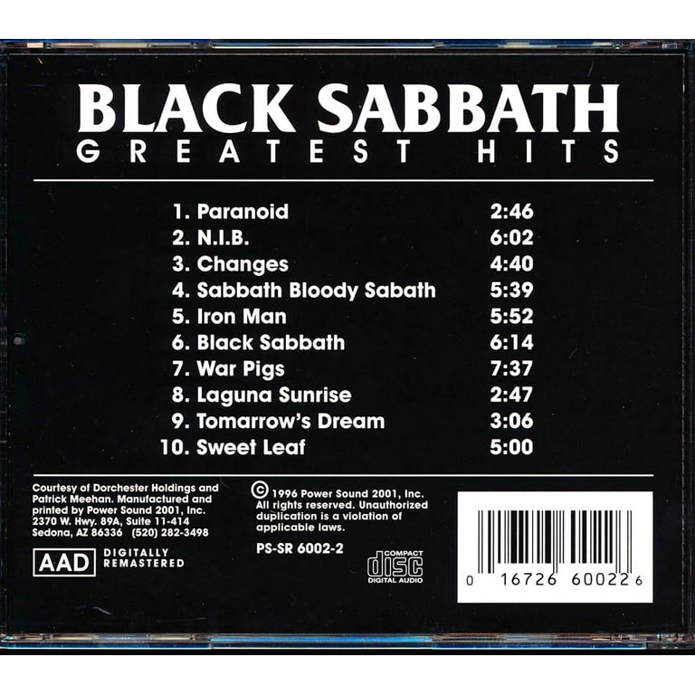Black Sabbath - Greatest Hits - CD - Walmart.com