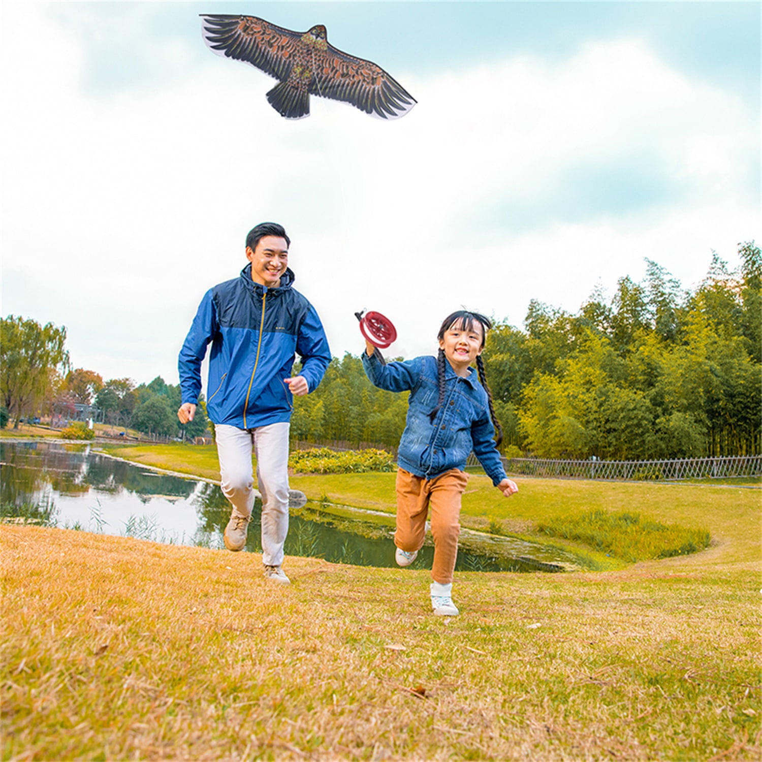 3.5ft Kites for Kids and Adult, Large Eagle Kids Kite Outdoor Lawn Beach Kite 3.5ft Kites for Kids and Adult, Large Eagle Kids Kite Outdoor Lawn Beach Kite