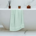 thumbnail image 5 of MALLONI HOME 4 Pack Bath Towel Set 27x54, 100% Ring Spun Cotton, Ultra Soft Highly Absorbent Machine Washable Hotel Spa Quality Bath Towels for Bathroom, 4 Bath Towels&nbsp;Sea Green, 5 of 7