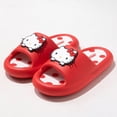 thumbnail image 1 of Zapatillas Kawaii Sanrio Kuromi, chanclas para casa y exterior, Hello Kitty, interior, baño, playa, verano, zapatos suaves, 1 of 4