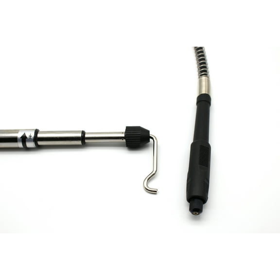 TEMO Rotary Tool Flex Shaft and Tool Hanger Work Set Compatible with Dremel Foreman and Other Rotary Tools