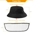 thumbnail image 4 of Removable Protective Face Shield Fishman Hat  Protect Against UV Dust Wind Sun Bucket Cap Face Cover, 4 of 8