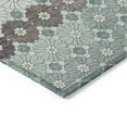 thumbnail image 4 of Addison Rugs Chantille Indoor/Outdoor Transitional Geometric Teal Washable Rectangle Rug, 9' x 12', 4 of 6