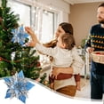 thumbnail image 4 of Decoraciones navideñas Vmvidoty Simulación de flores navideñas Accesorios para coronas navideñas Decoración para árbol de Navidad Oferta doble de flores navideñas para días Decoración navideña, 4 of 6