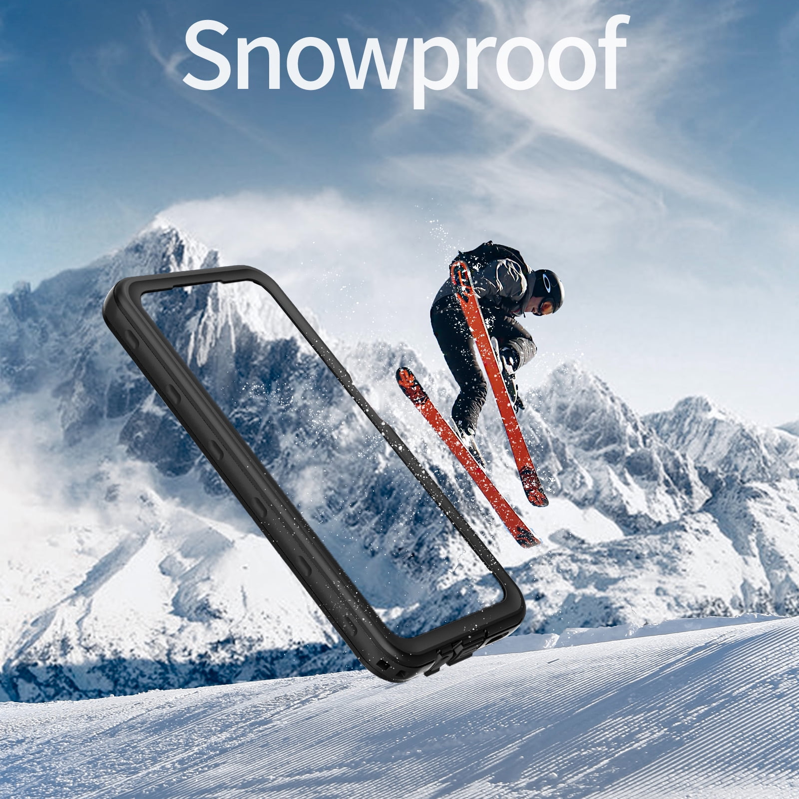 for Samsung Galaxy A14 5G Case Waterproof,Galaxy A14 5G Case [Built-in Screen & Lens Protector][Military Grade Shockproof][IP68 Underwater][Real 360°]Full Body Rugged Samsung A14 5G Case, Black