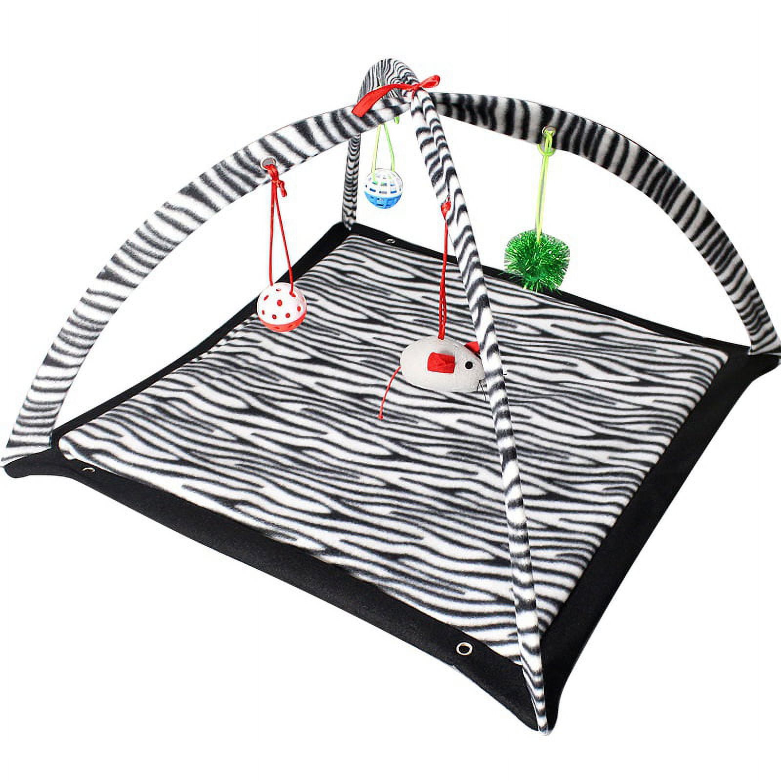 Cat Play Mat With Hanging Toys Activity Center For Bored Cats – Cute Cats  Store