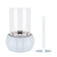 thumbnail image 1 of Toystoory Base de acero ligera moderada de la chimenea del etanol del gel para la decoración interior y exterior segura carpas Blanco, 1 of 6