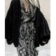 thumbnail image 4 of Chaqueta tipo suéter con mangas abullonadas de murciélago tejida a mano pura de estilo europeo y americano para mujer, otoño e invierno, 4 of 5