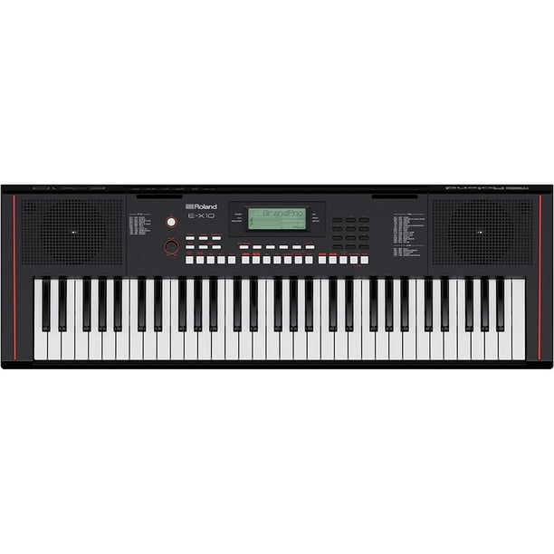 Teclado Arranger Portatil ROLAND E-X10 61 Teclas Color Negro