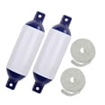 thumbnail image 1 of S SERENABLE 2 Pieces Boat Fenders Easy Installation Boat Accessory for Fishing Boat G1 White Rope, 1 of 9