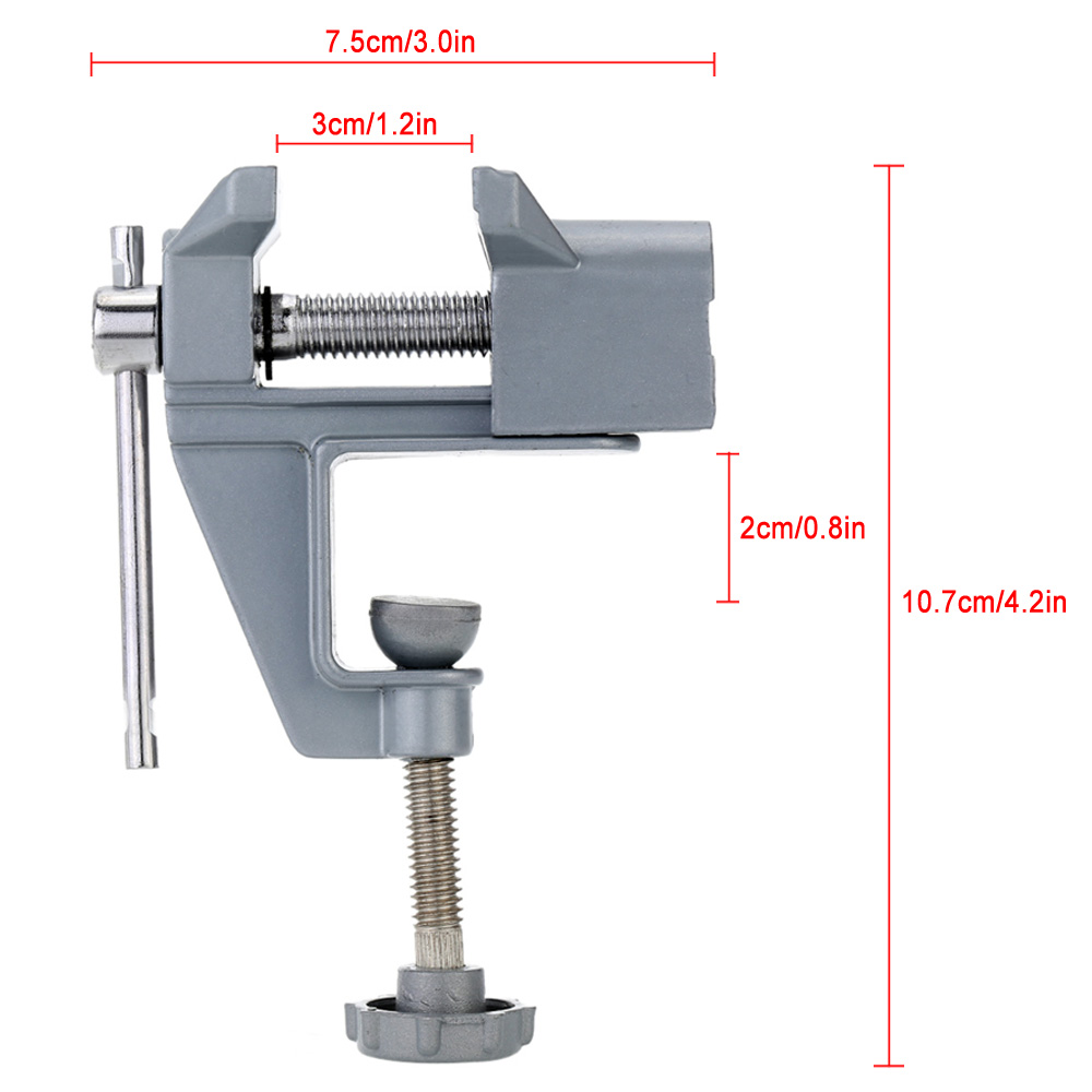Portable Bench Vise Mini Table Vise Electric Drill Stent