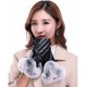 thumbnail image 1 of Guantes cálidos de lana para mujer, guantes de piel sintética con forro polar, resistentes al frío para conducir, ciclismo, esquí con pantalla táctil, Invierno, 1 of 6