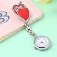 thumbnail image 2 of EeaseCA Heart Shaped Watch Waterproof Pocket Watch Fashion Creative Hanging Watch for Decor Use (Red), 2 of 9