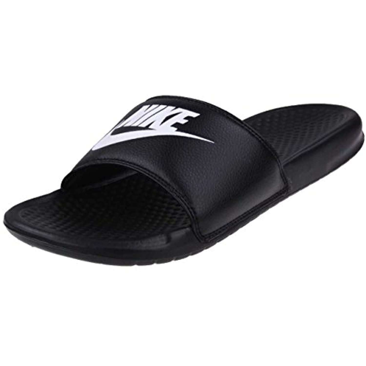 Nike Men's Just Do It Athletic Sandal, Black/White Noir/Blanc, 11.0 Regular US - Walmart.com