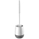 thumbnail image 1 of Cepillo de limpieza para inodoro Cepillo de lavado de esquina para inodoro de baño con mango de plástico Cabezal TRP, gris, tipo soporte de piso sidaley HA005513-01, 1 of 6
