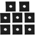 thumbnail image 1 of New RV RV shelter hook RV hook suitable for pipe holes 5/6 mm-7/8 mm track Black 8-pack, 1 of 2
