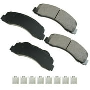 Akebono PRO-ACT Ultra-Premium Brake Pad Set, Ceramic Fits select: 2010-2020 FORD F150, 2010-2022 FORD EXPEDITION
